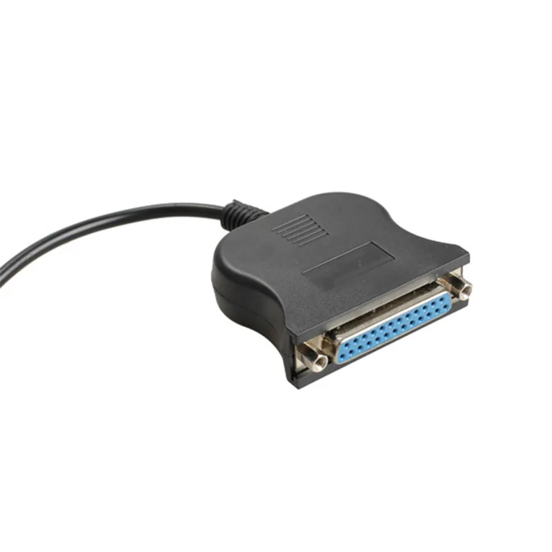 Высококачественный кабель преобразователь с USB 1 на DB25 95 см LPT адаптер черный