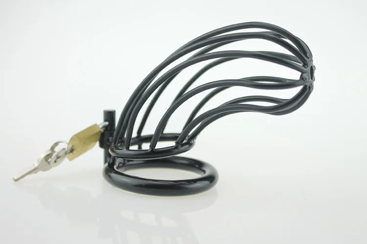 New Black Stainless Steel Male Chastity Device,Cock Cage,Virginity Lock,Chastity Belt,Cock Rings Fetish Bondage Sex Toys For Men