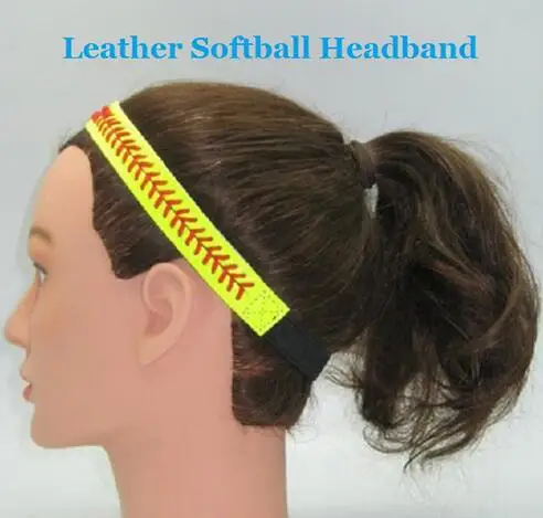 Распродажа ювелирных изделий бейсбол софтбол сшивание повязка головная для йоги кожаное оголовье