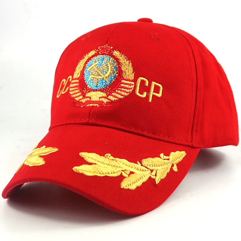 Новинка CCCP СССР Бейсболка унисекс Регулируемый хлопок CCCP вышивка snapback шляпа модные кепки спортивные шапки для мужчин