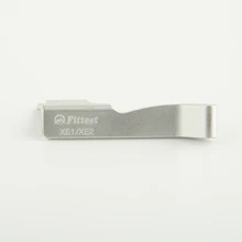 Цельнометаллическая плита типа горячий башмак с ориентацией большого пальца и ручкой с нескользящим покрытием для цифровой фотокамеры Fuji Fujifilm XE1 XE2 черный, серебристый цвет