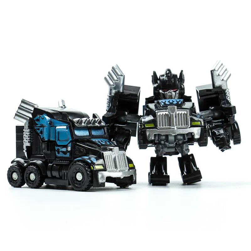 DREAMME Mini Robot Car Transformation Robots toys Classic Action Figures for Children play game dolls 170431