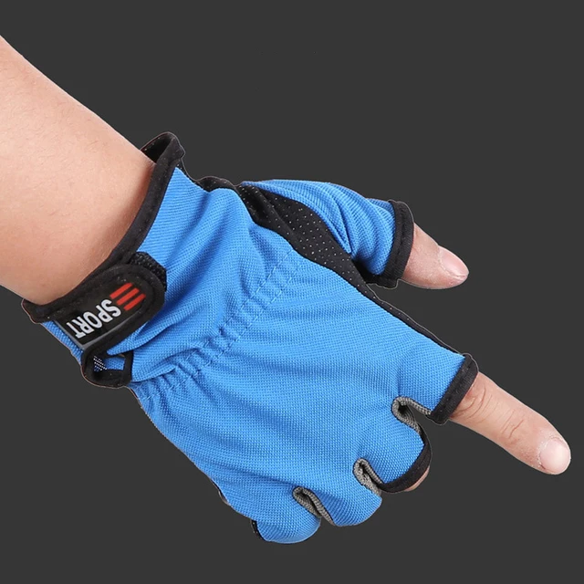 Cheap 1Pair Outdoor Sports Fishing Gloves Polyester Cotton 3 Cut Finger Gloves Anti-Slip Breathable Waterproof Fishing Equipment FO210 Cheap 1Pair Outdoor Sports Fishing Gloves Polyester Cotton 3 Cut Finger Gloves Anti-Slip Breathable Waterproof Fishing Equipment FO210