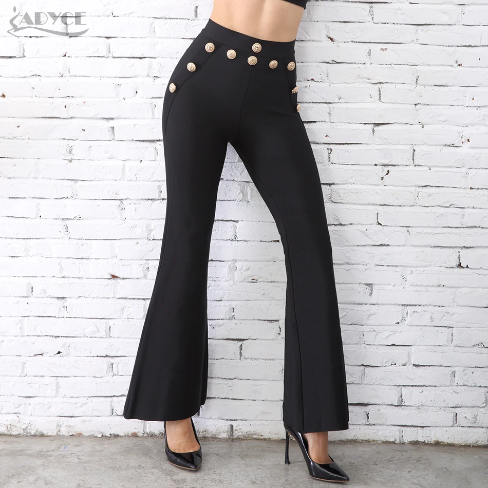 Женские облегающие брюки Adyce белые/красные широкие для лета 2020|fashion trousers|pants