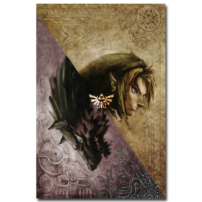 

The Legend of Zelda Twilight Princess Art Silk Fabric Poster 13x20 24x36inch Hot Game Pictures for Living Room Wall Decor 010
