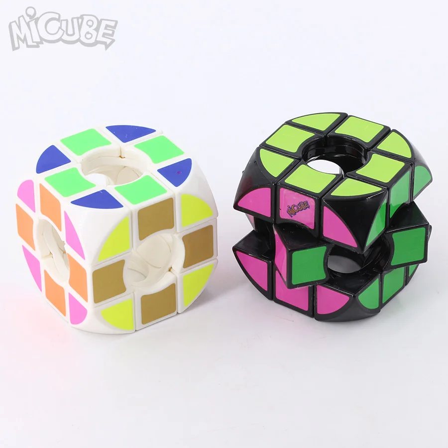 Micube округлые Void подложив Cube 3x3x3 Скорость Cube Cubo Magico развивающие игрушки Magic Cube Puzzle черный/белый