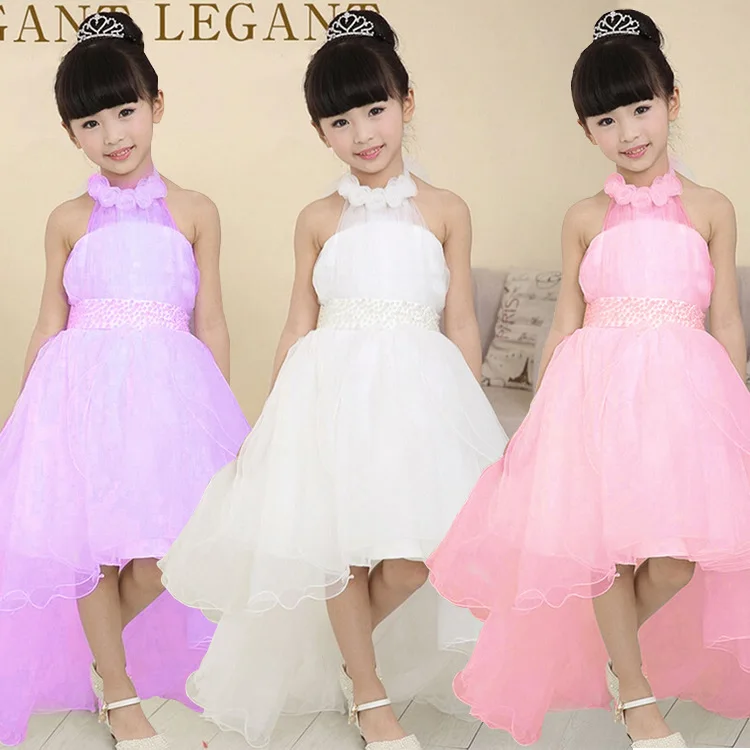 New Baby Girls Party Dress Next 2016 Girl Princess Lace Dress Long Tail