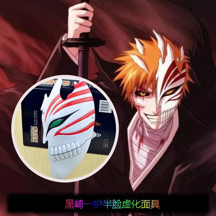 Новая популярная японская аниме косплей прыжок комиксы BLEACH Kurosaki Ichigo гримаса