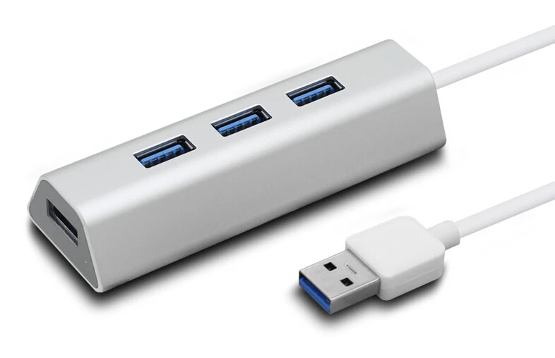 

18267TW Acasis HS0063 Aluminum Alloy 4-Port Super Speed USB3.0 Hub 5Gbps USB 3.0 HUB LED Light Support OTG