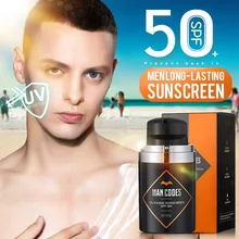 50 г мужской крем для лица солнцезащитный крем Защита от солнца SPF 50+ изоляция УФ солнцезащитный крем Антивозрастной контроль масла увлажняющий солнцезащитный крем