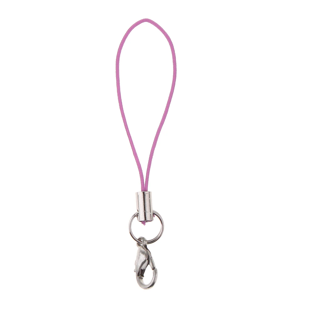 MagiDeal 20pcs Polyester Lanyard Charm Dangle Pendant Rope Cord for Mobile Phone Keys Findings Supplies