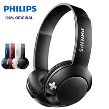 Philips SHB3075 головная повязка Беспроводная Bluetooth 4,1 Гарнитура регулятор громкости литий-полимерный с микрофоном наушники для Iphone