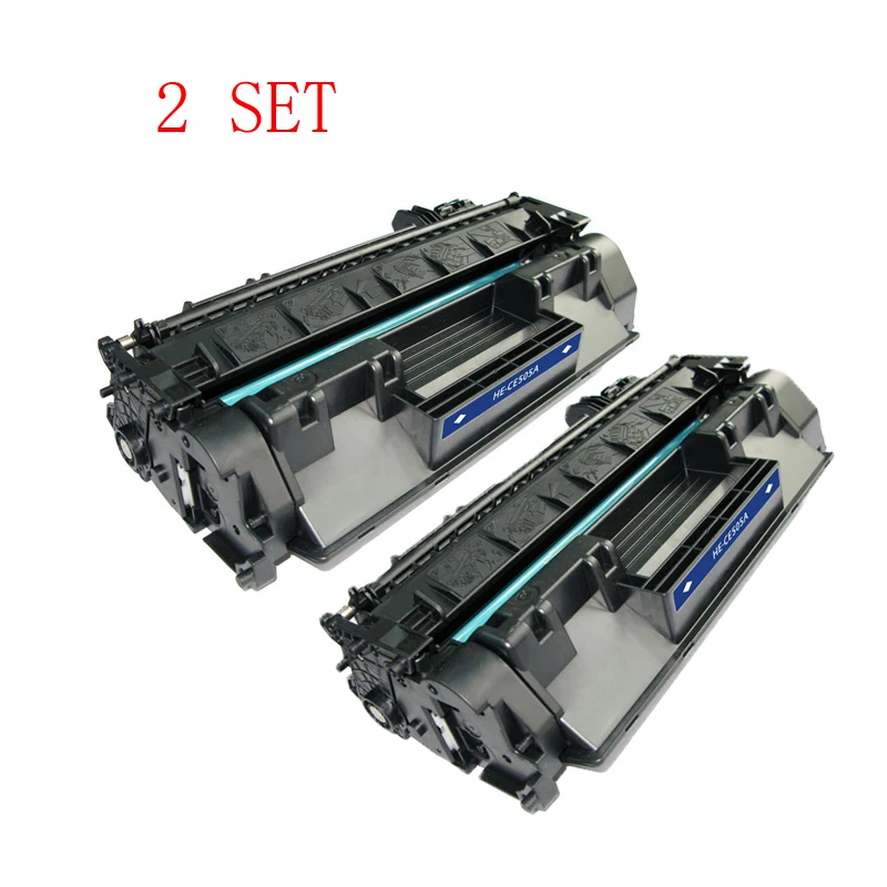 2 Компл. CE505A тонер-картридж Для HP LaserJet 2033 2034 2036 2037 2053 2054 2055 2056 2057 P2030 P2035 P2050 P2055
