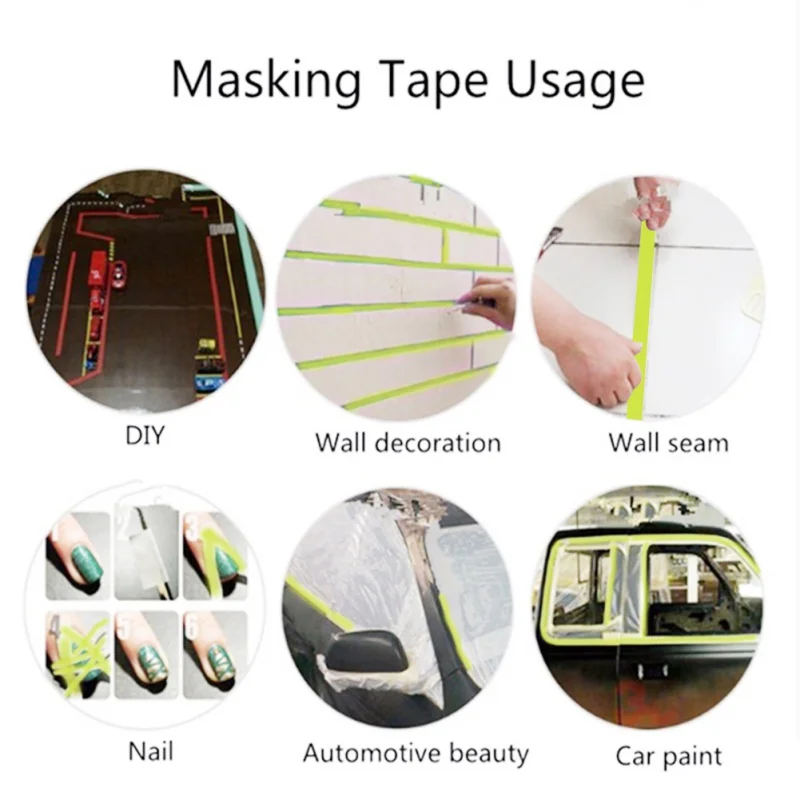 1 Roll 25m Professional Masking Tape Super Strong Painter Paper Adhesive Tapes Car Painting Decorating Art Craft