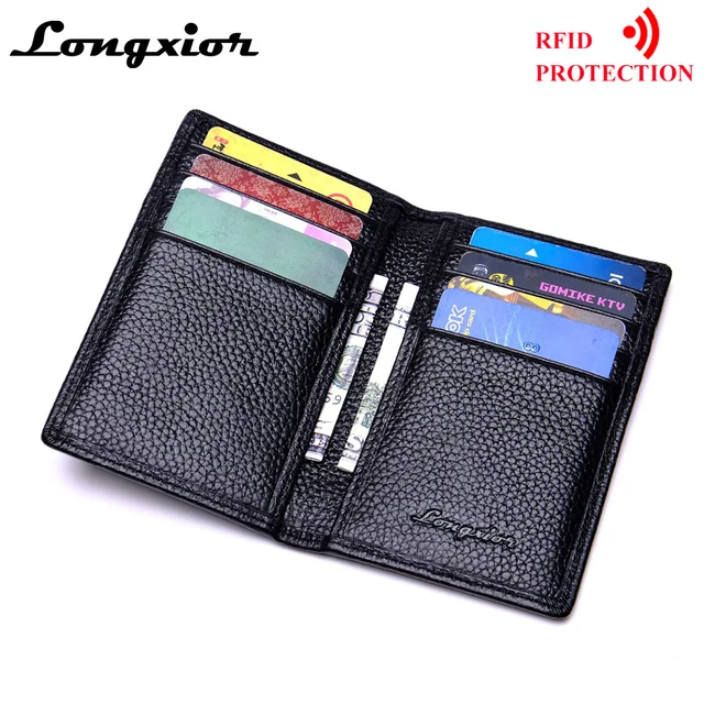 mrf17 slim leather idcredit card holder bifold front pocket wallet with rfid blocking business - Business Card Wallet mrf17 slim leather idcredit card holder bifold front pocket wallet with rfid blocking business - Business Card Wallet