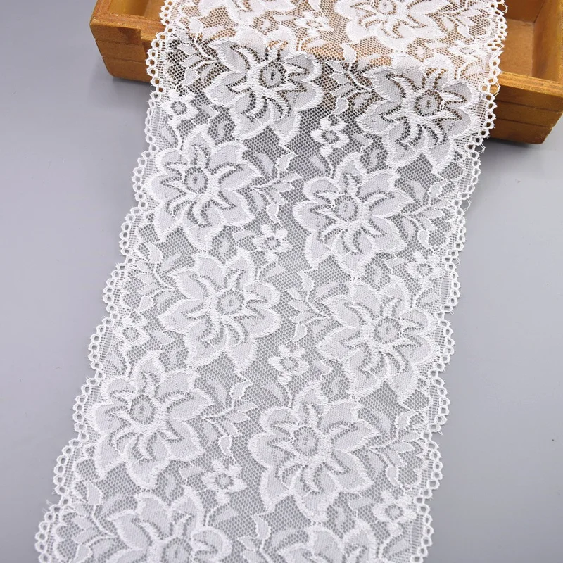 Hot 10 Yards High Quality White Lace Ribbon Tape 40MM Lace Trim DIY  Embroidered For Sewing Decoration African Lace Fabric Ribbon - Price  history & Review, AliExpress Seller - Kittery Crafts Store