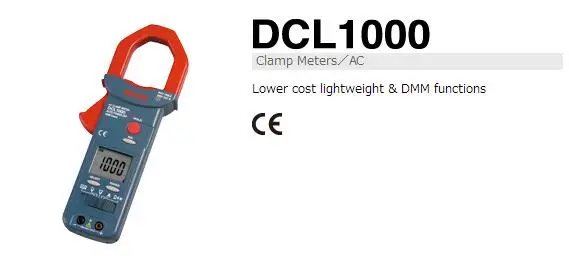 Низкая стоимость легкий и функции DMM клещи DCL1000!! SANWA DCL-1000