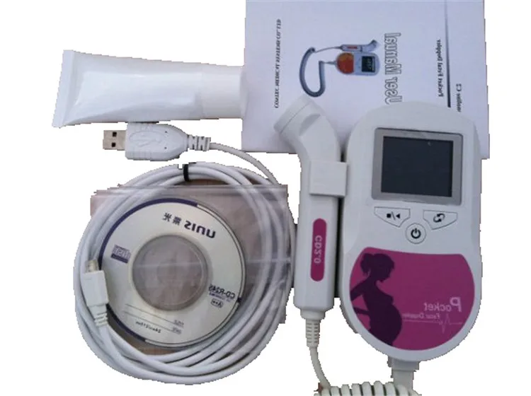 Baby Care with CD Software Fetal Doppler Sonoline C2 Ultrasound Pregnancy Portable Baby Heart Rate Monitor for woman mom early pregnancy ultrasound