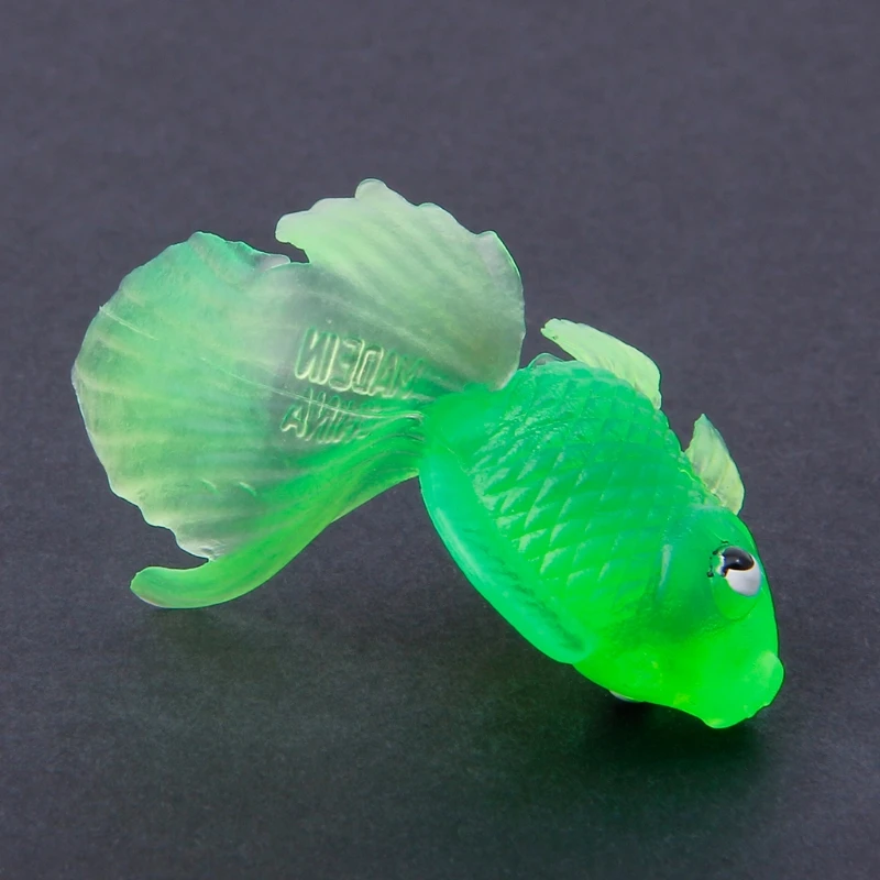 Премиум качество 20шт резиновая имитация маленькая золотая рыбка детские игрушки украшения Смешные Игрушки для ванны