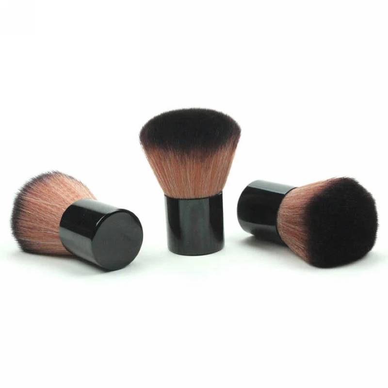 Mayitr 1pcs New Soft Fiber Powder Makeup Round Brush Professional Kabuki Cosmetic Blush Brush Beauty Tool For Makeup