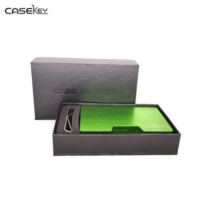 CaseKey Новый Алюминий кредитной держатель для карт Организатор Дело RFID кошелек
