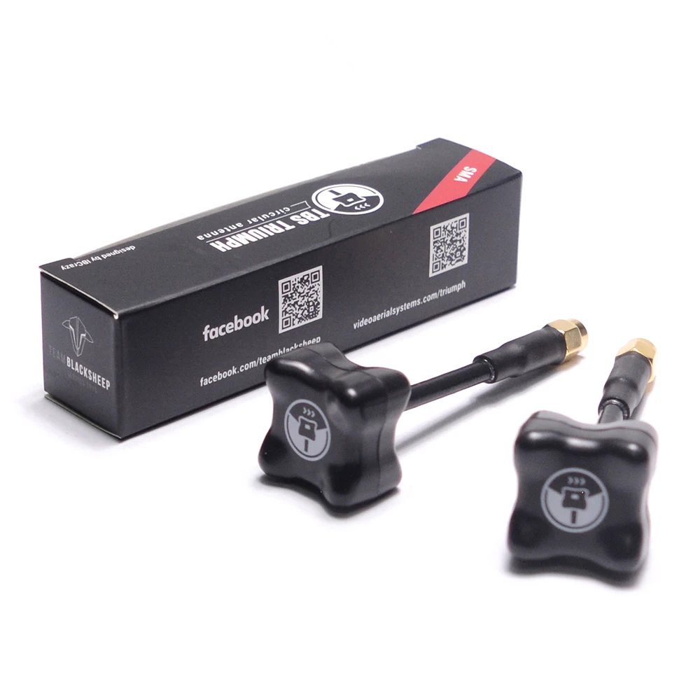 

TBS TRIUMPH Team Black Sheep BlackSheep 5.8G antenna SMA Clover 3 Blade transmitter mushroom antenna for FPV RC Quadcopter