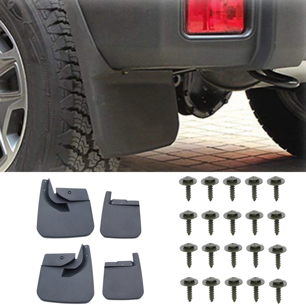 

For 2018 Jeep Wrangler JL Body Style Splash Guards Fender Flares Mud Flaps for Jeep Wrangler JL Front and Rear Mudguards