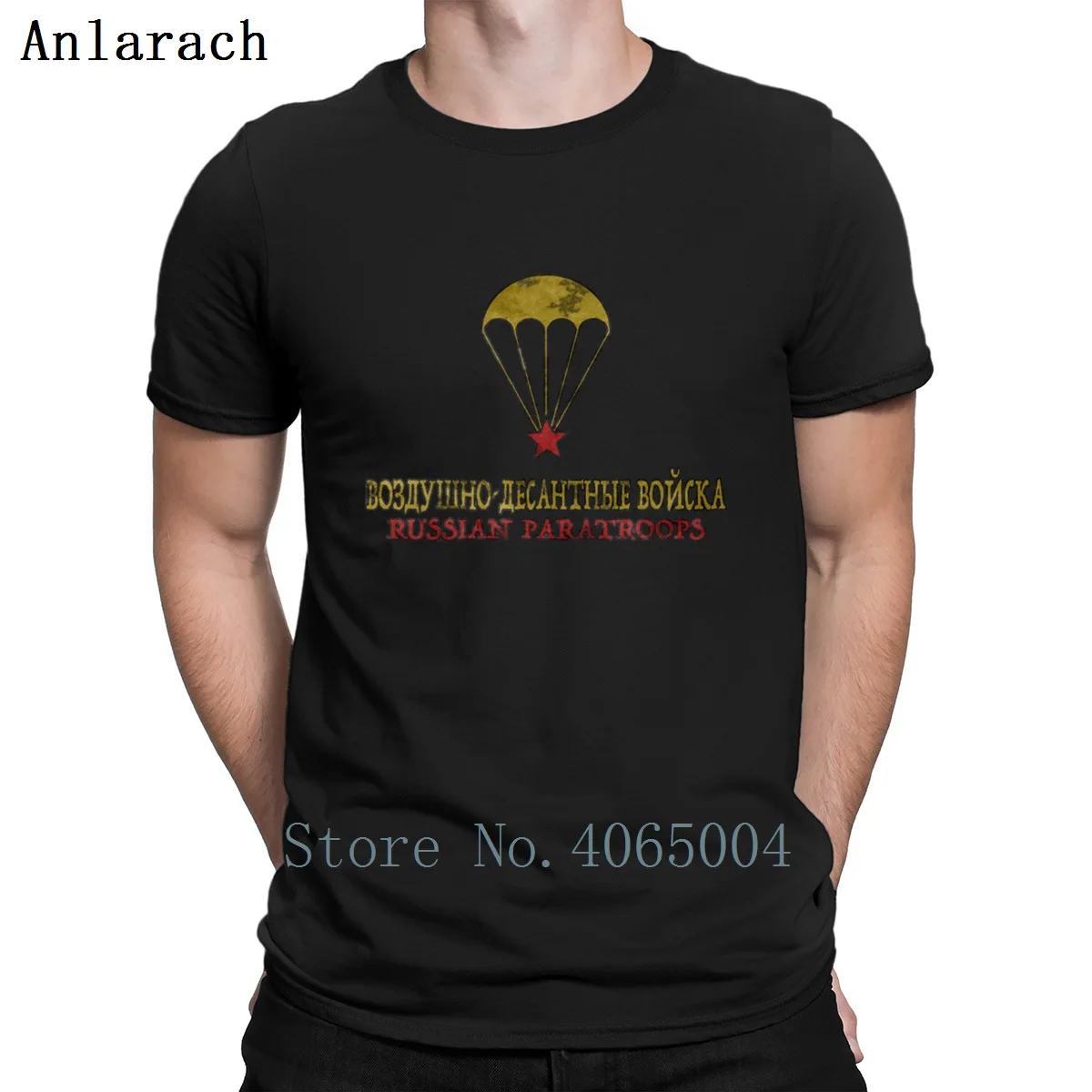 Русский Paratroops Airborne спецназ Футболка оригинальный Весенний подарок Удобная