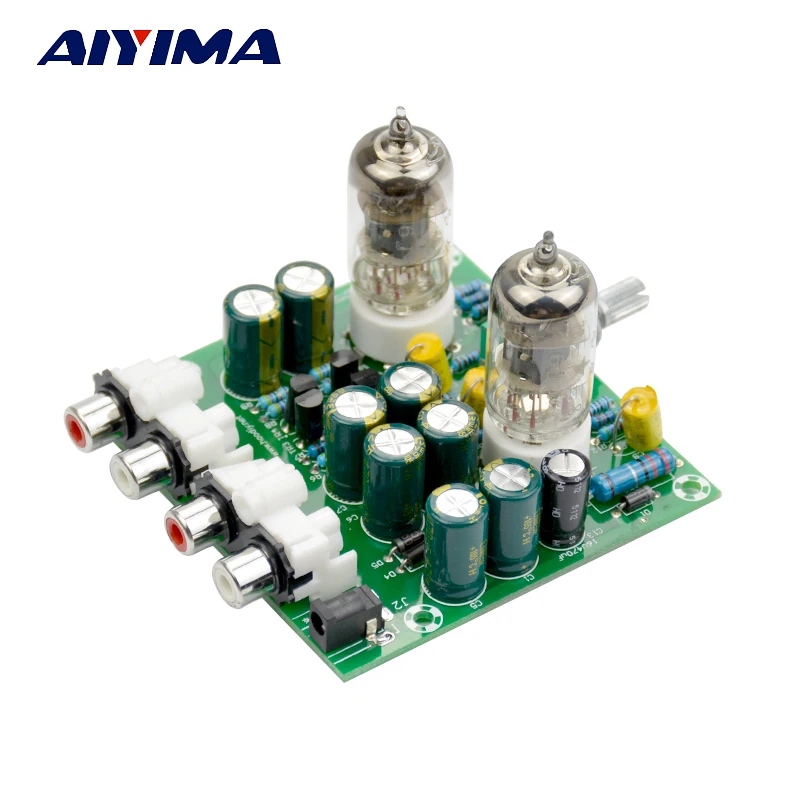 

AIYIMA 6J1 Tube Amplifier Finished Board Valve Buffer PreAmp Amplifiers Tube Preamplifier Finished Board Gall Buffers Amplifier
