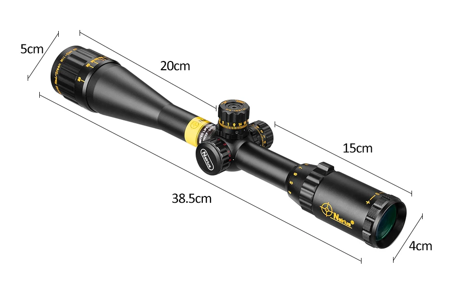 NSIRIUS 4-16X40 AO Riflescope оптический прицел Золотой тактический Красный Зеленый llluminate Crosshair охотничья воздушная винтовка Снайперский прицел