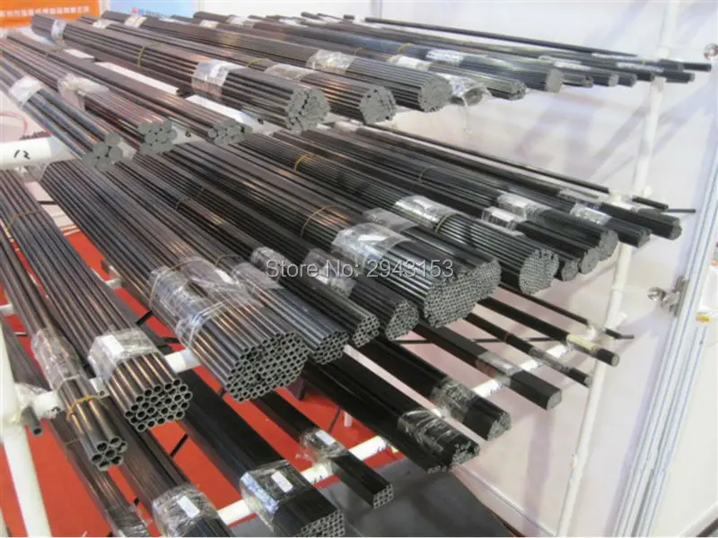 Pultruded Carbon Fiber Tubes, Rods (4)
