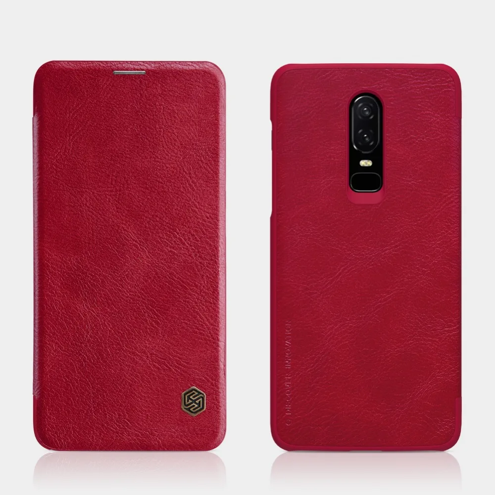 Чехол NILLKIN oneplus 6 в винтажном стиле из искусственной кожи откидная крышка с