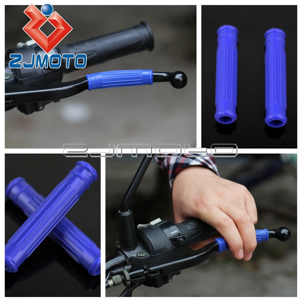 Universal Motorcycle Pro Grip Sleeves For Honda Yamaha Suzuki Kawasaki Dirt Bike Anti-Slip Brake Clutch Lever Sleeve Covers