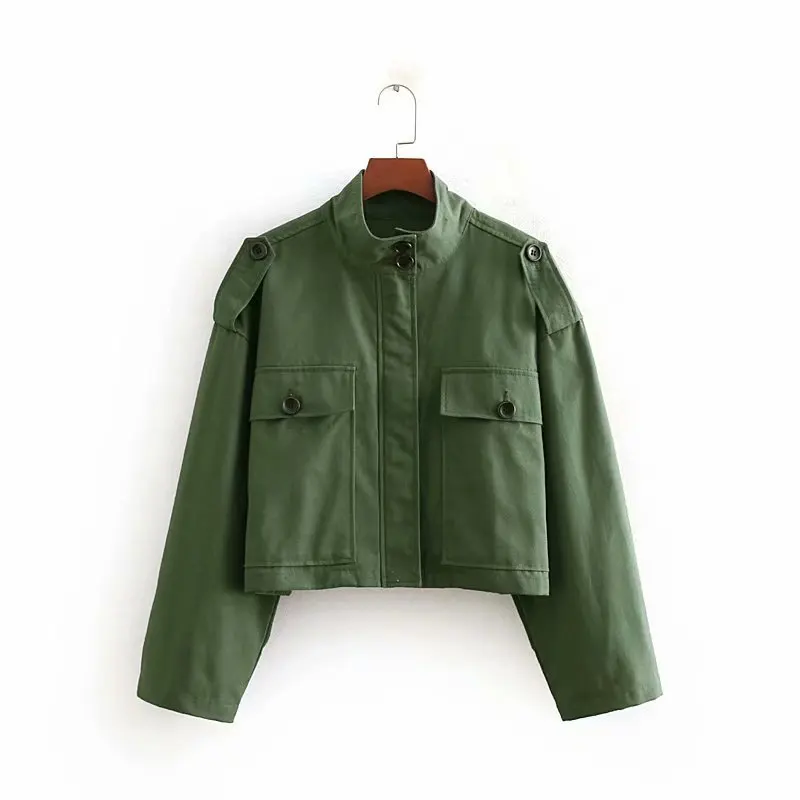 

New arrival CC58-9067 European and American fashion act the role of a jacket pocket