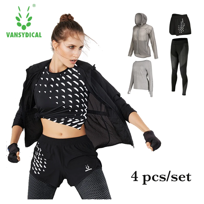Women's sportswear training suits fitness gym yoga sets quick dry