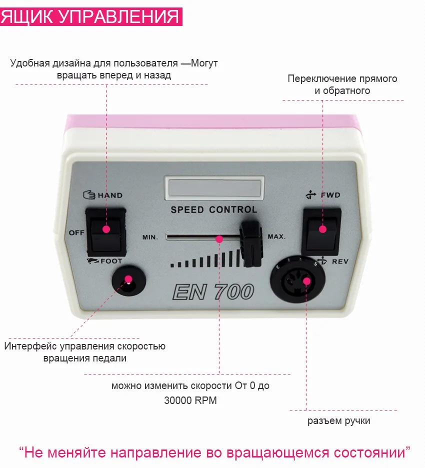 Pro 35 Вт Розовый Ногтей Инструмент 30000 ОБ./МИН. Электрический ногтей Сверлильный Станок Маникюр Сверла Аксессуар Акриловые Пилочка Для Ногтей Сверла сверл Наборы