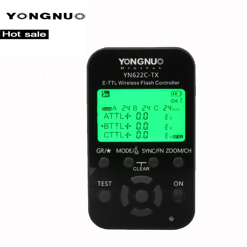 I-TTL Wireless Flash Trigger Transceiver YONGNUO YN-622C-TX for Canon 1100D 1000D 650D 600D 550D 7D | Электроника