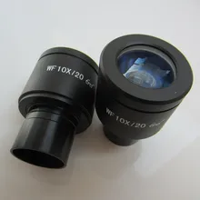 WF10X/20 мм Стекло высокий окуляр и Широкий формат окуляр биологического микроскопа лаборатории студент развивающие био-Микроскоп Объектив 23,2 мм