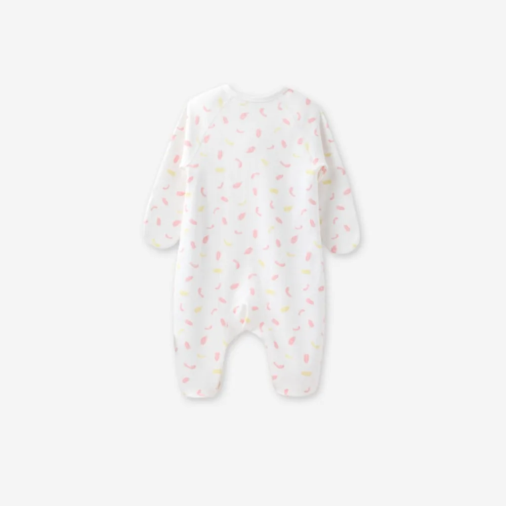 Носочки для новорожденных 0, 6 месячный ребенок, комбинезон для девочек и мальчиков, детские носочки с перьями, Одежда для новорожденных NY150051