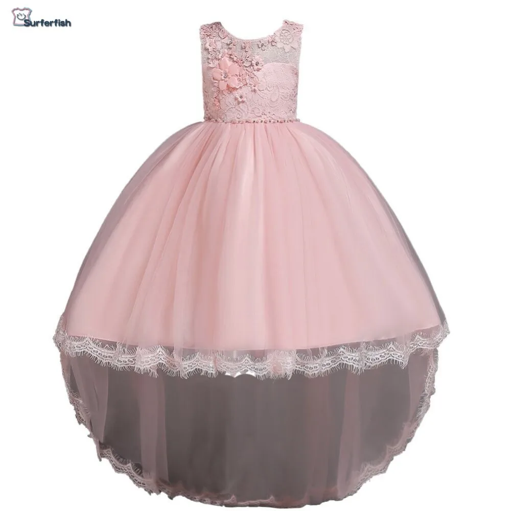 

Surferfish Children's princess dress sleevelss Wedding Flowers Wedding evening dress New Year Valentine's Day Wear Big girls