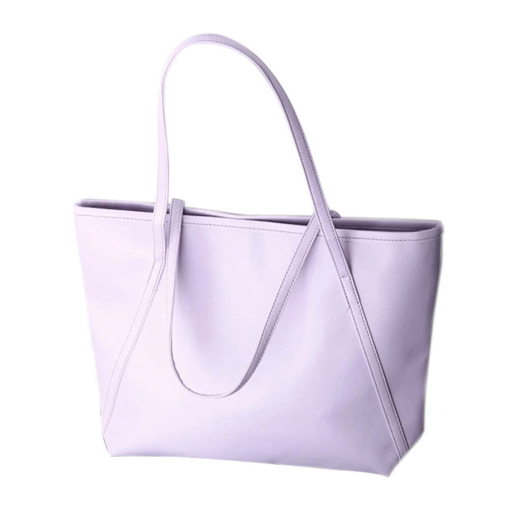 FGGS популярные простые кожаные женские увеличенные сумки-мессенджеры сумка для покупок цвет: черный