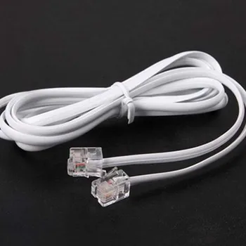 

10pcs High Speed 3FT 1M RJ11 Telephone Phone ADSL Modem Line Cord Cable