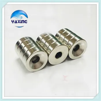 

50pcs 12mm x 3mm Hole 3mm N35 Super Price Neodymium magnet Round Ring ndfeb Magnets 12*3-3 12x3-3mm Free Shipping