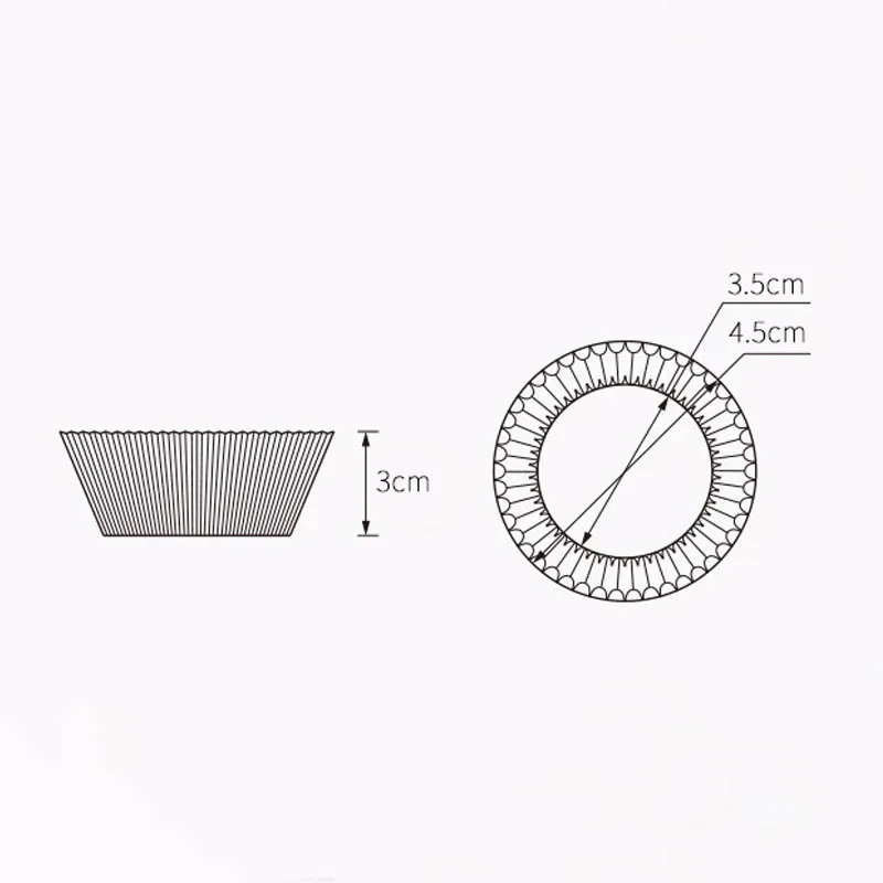 500 шт бумажные стаканчики для кексов, формы для торта формочка, Инструменты для декорирования кексов, обертки, лайнер для выпечки, сделай сам, кухонные вечерние принадлежности