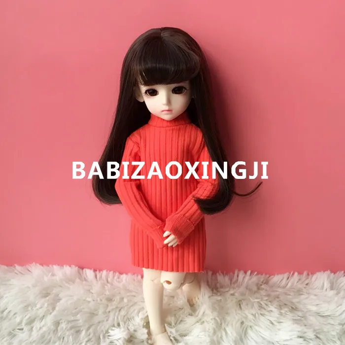 1/6 Модная Одежда для куклы BJD 30 см Красочный Длинный свитер Blyth одежда подходит pullip