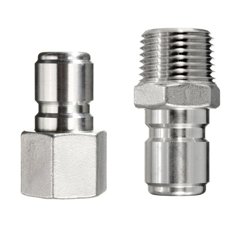 

Brand New Stainless Steel Quick Disconnect Set Home brew Fitting Connector HomeBrewing F MPT