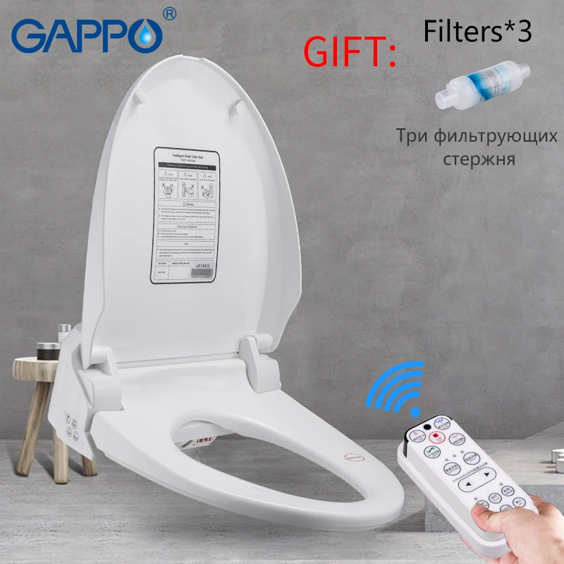 

GAPPO Toilet Seats Smart Toilet Bidet Seats Intelligent clean dry toilet cover Elektrische Bidet Lid Cover Heated sits