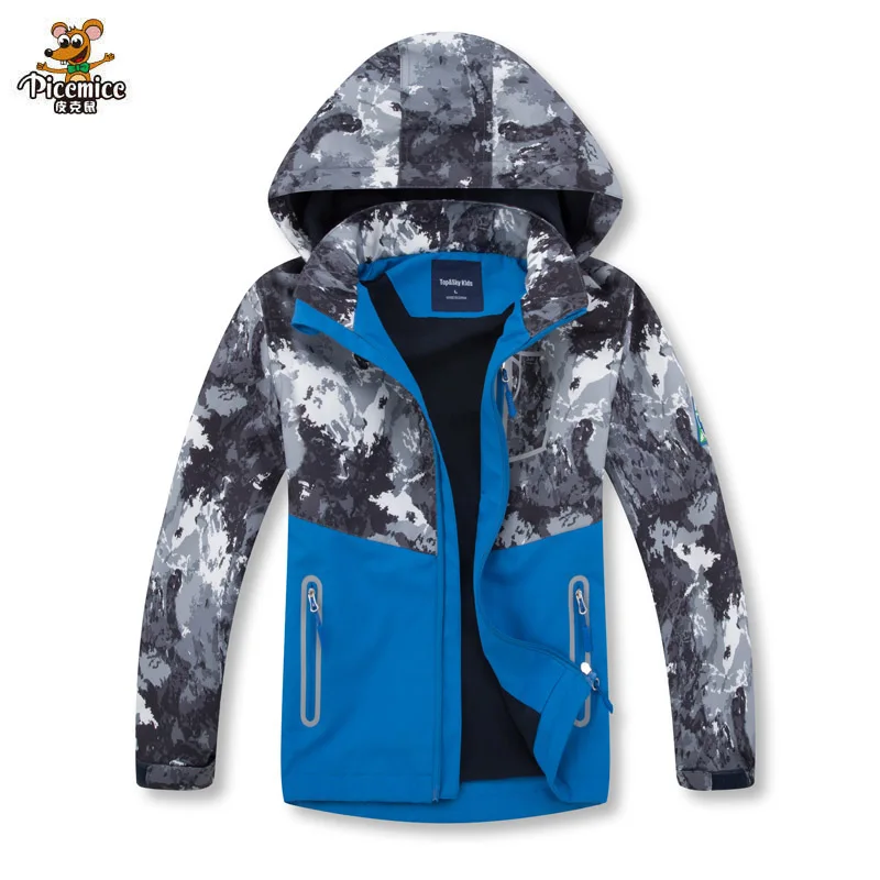 

Autumn Winter Outerwear Windbreaker Waterproof Coat Girls Boy Coat Detachable Cap Children Jacket For Kids Hooded For Boys