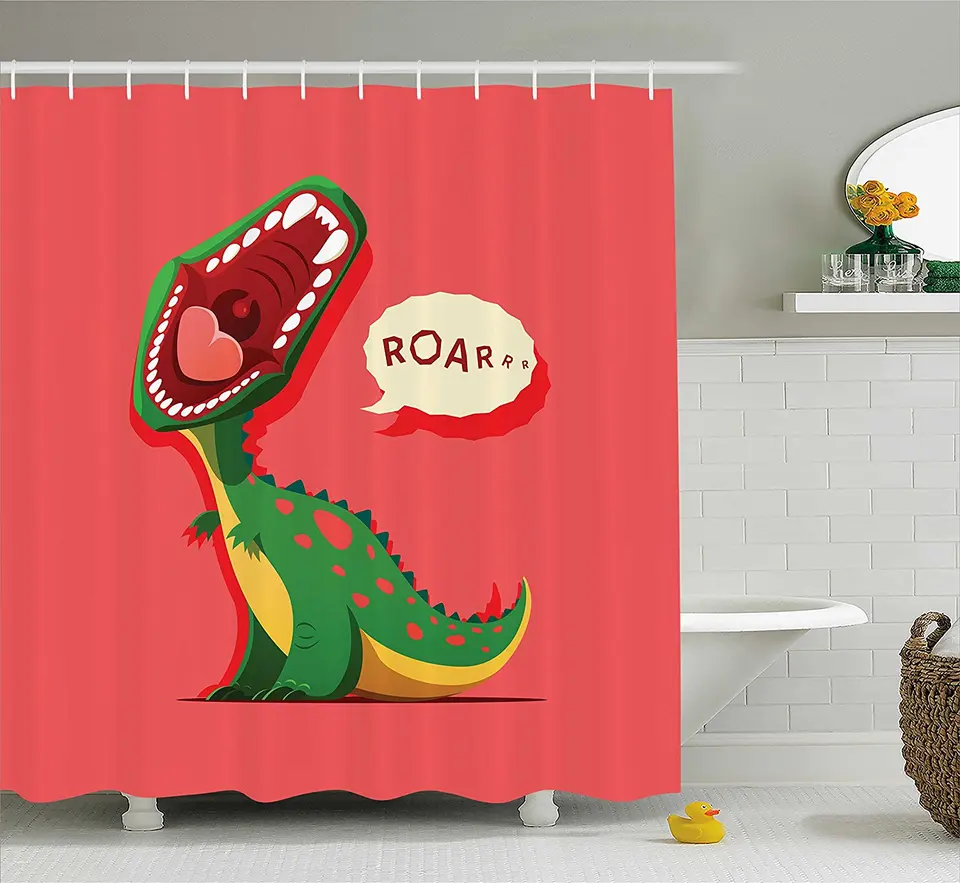 Shower Curtain Agresif Prasejarah Dinosaur Kartun Hewan Wildlife Roaring Mulut Terbuka Gambar Karang Hijau Kuning Shower Curtain Curtains Shower Curtainscurtain Shower Aliexpress Shower Curtain Agresif Prasejarah Dinosaur Kartun Hewan Wildlife Roaring Mulut Terbuka Gambar Karang Hijau Kuning Shower Curtain Curtains Shower Curtainscurtain Shower Aliexpress
