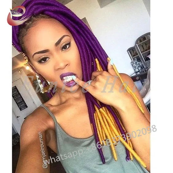 Full Colour Crochet Braids Dreadlocks Best Straight Hair